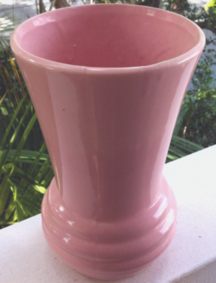 McCoy vase pink.